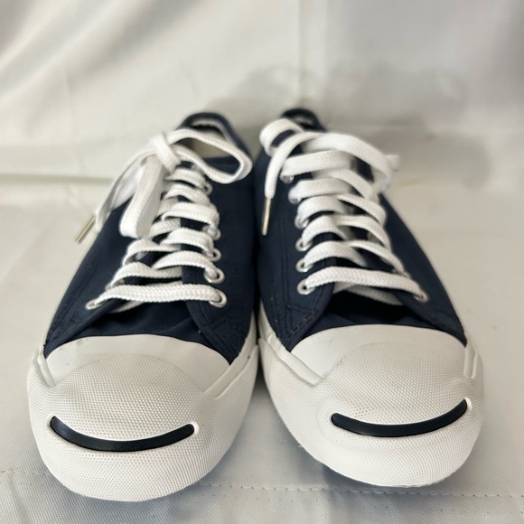 Converse Jack Purcell Navy low top sneakers UNISEX Men's 8.5/Women's 10 - Picture 11 of 12